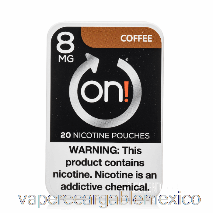 Vaporizador Recargable Encendido! Bolsas De Nicotina - Café 8 Mg